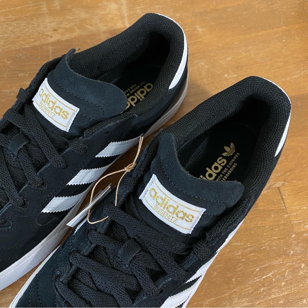 Adidas Busenitz Vulc II Black Suede White Skateboarding Shoe - Size 10 - Picture 6 of 13